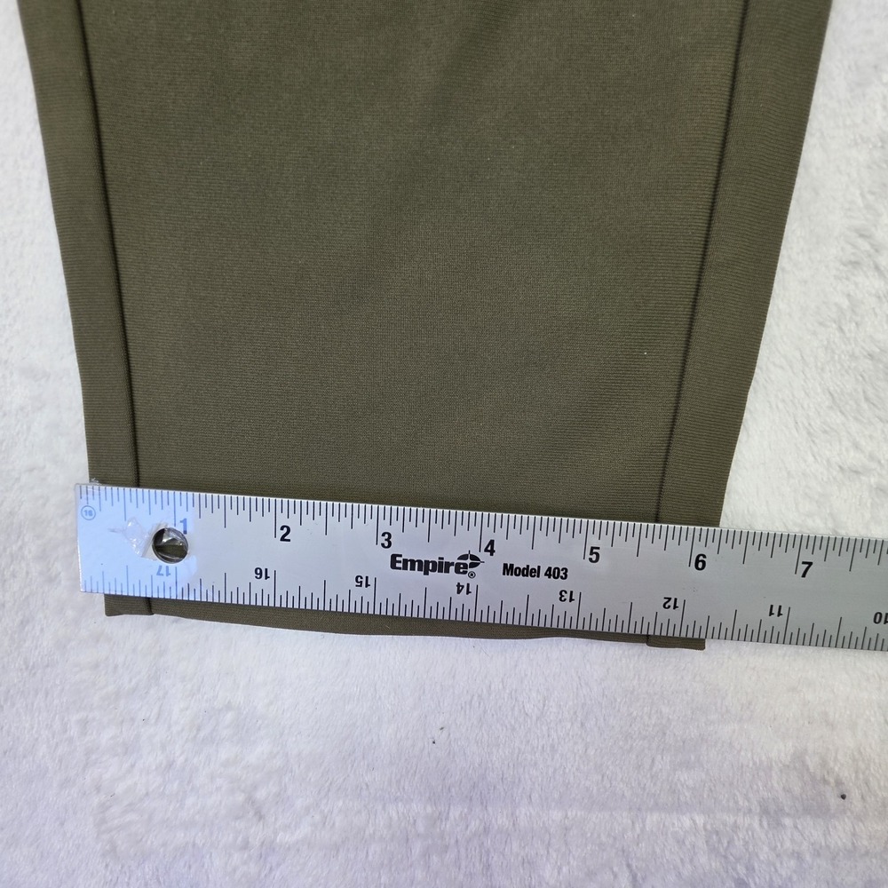 Fabletics Pants Mens 30x34 Olive Green Slim Fit Stretch Workwear Casual Chino - Picture 11 of 12